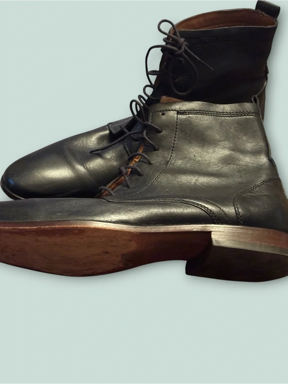 ALDO Men's Black Leather Chukka Boots